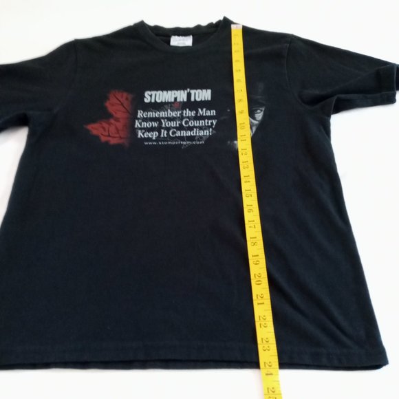 Stompin Tom Proud Canadian black Tee - Picture 7 of 7